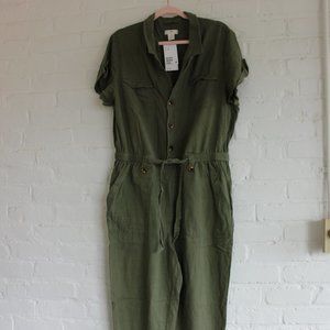 H&M Olive green jumpsuit
